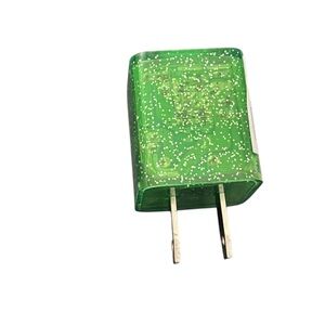 Color-Changing USB Wall Charger Green